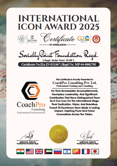 CoachPro Global International Icon Award 2025