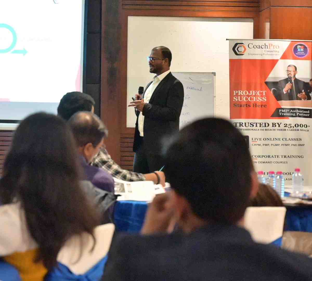 Corporate project management training session by CoachPro Global