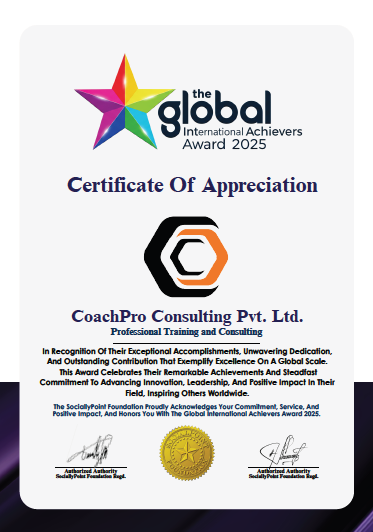 The Global International Achievers Award 2025